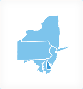 Delaware Region Map