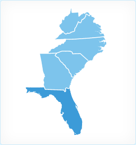 Florida Region Map