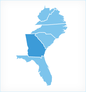 Georgia Region Map