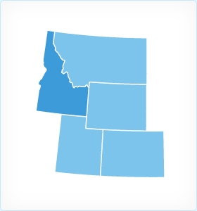 Idaho Region Map