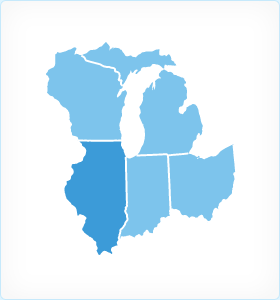 Illinois Region Map