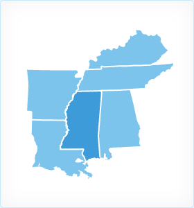 Mississippi Region Map