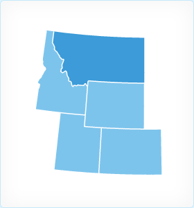Montana Region Map