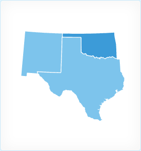 Oklahoma Region Map