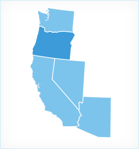 Oregon Region Map