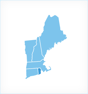 Rhode Island Region Map