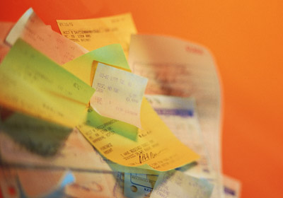 Stack of Receipts