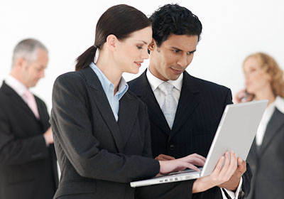 Business People With Laptop Business People With Laptop