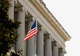 Government Building With Flag