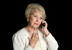 Worried Elderly Woman Worried Elderly Woman