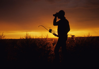 Bow Hunter at Sunrise Bow Hunter at Sunrise