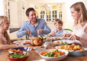 Family Eating Dinner Family Eating Dinner