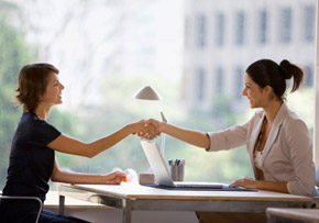 Business Women Shaking Hands Business Women Shaking Hands