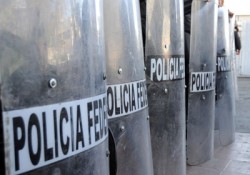 Mexican Police Riot Shields Mexican Police Riot Shields