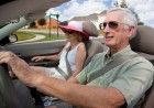Senior Couple Driving