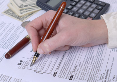 Filling In Tax Forms