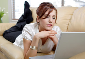 Woman on Laptop