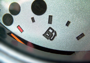 Gas Gauge on Empty Gas Gauge on Empty