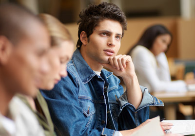 College Students in Classroom