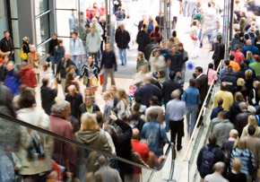 Holiday Crowd Shopping