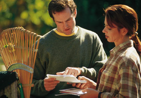 Couple Checking Mail