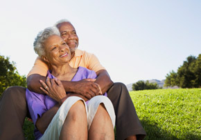Elderly Couple Hugging Elderly Couple Hugging