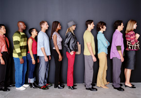 Line of People