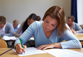 Adults Taking Test