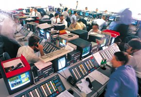 Stockbrokers Working