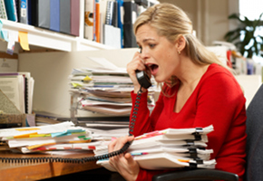 Upset Woman on Phone Upset Woman on Phone