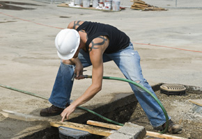 Tattooed Worker